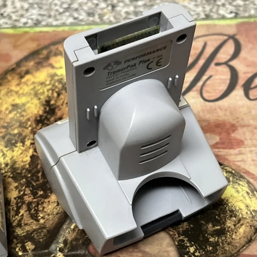Nintendo 64 TremorPak Plus With Memory Card Performance (Missing Back)